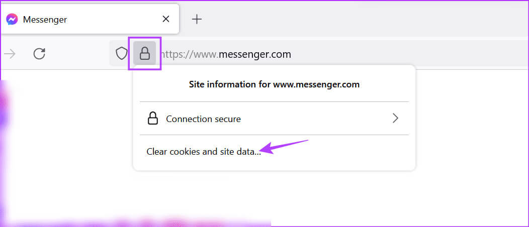 Open-cookie-settings-Firefox كيفية مسح ذاكرة التخزين المؤقت لبرنامج Messenger على أي جهاز