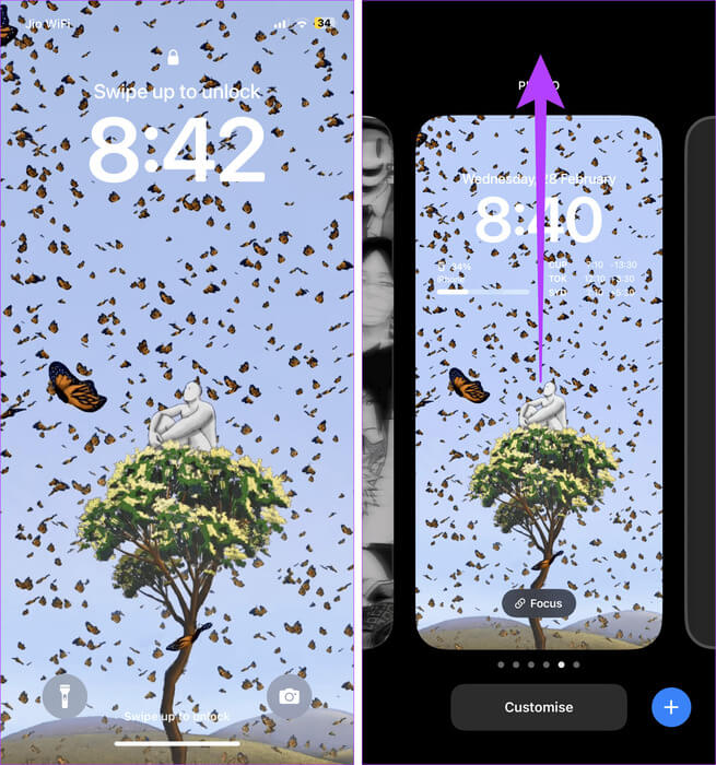 Open-lock-screen-settings كيفية إزالة الأدوات من شاشة قفل iPhone