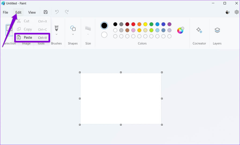Paste-in-Paint-App-1024x619-1 كيفية حفظ مستند Word كصورة