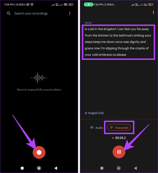 5 طرق لتحويل التسجيلات الصوتية إلى نص على Android - %categories