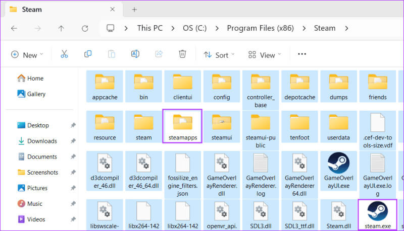 Reset-Steam-Without-Losing-Data-2-1 أفضل 7 إصلاحات لـ "الشاشة السوداء لقائمة أصدقاء Steam" في Windows 11