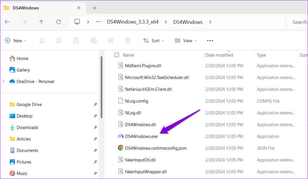 Run-DS4Windows-1024x594-1 كيفية التحقق من بطارية وحدة التحكم DualSense على جهاز PS5 أو الكمبيوتر الشخصي