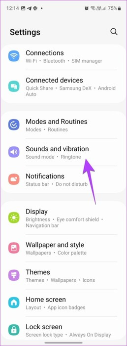 Samsung-Sounds-and-Vibration-377x1024-1 كيفية تغيير صوت الإشعارات في Snapchat