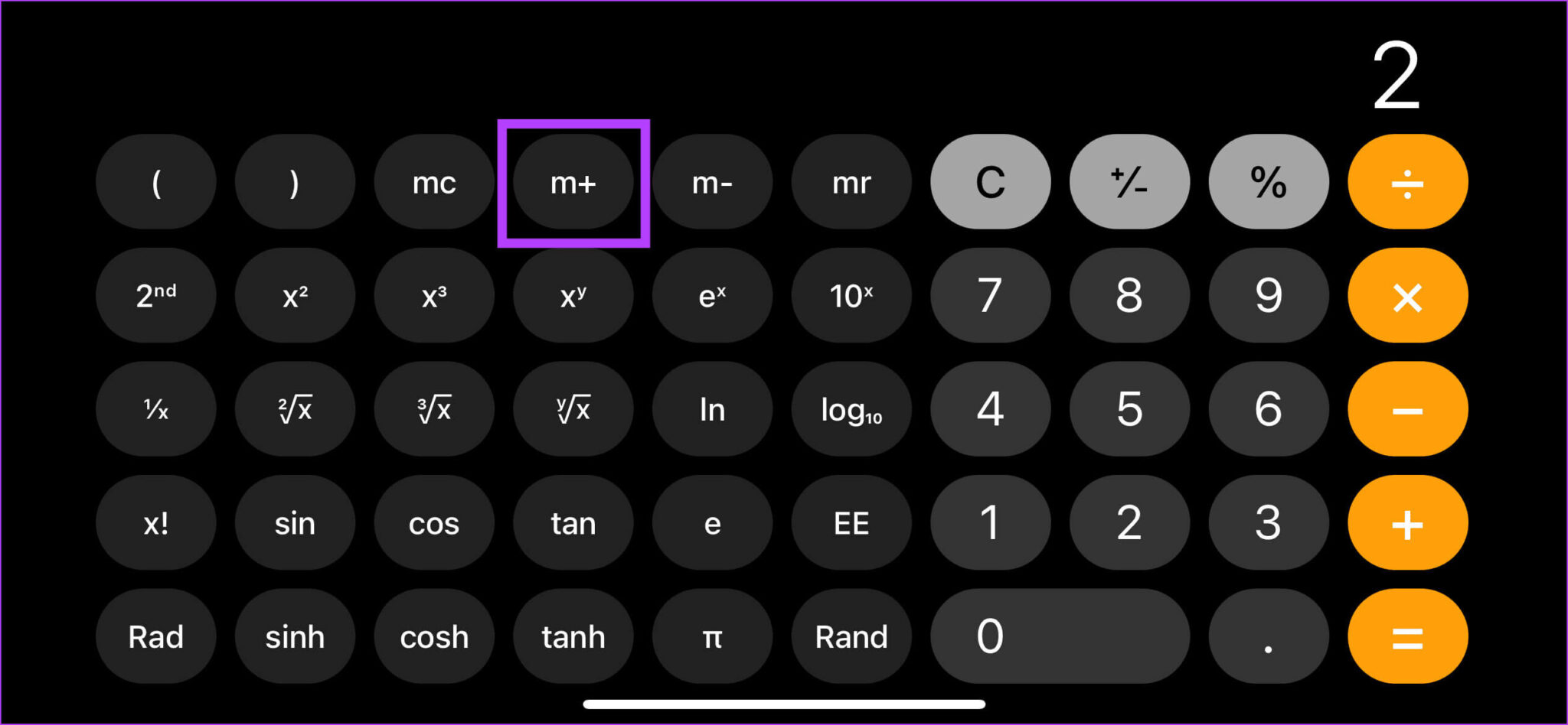 Save-calculator-memory 5 طرق لرؤية سجل الآلة الحاسبة على iPhone