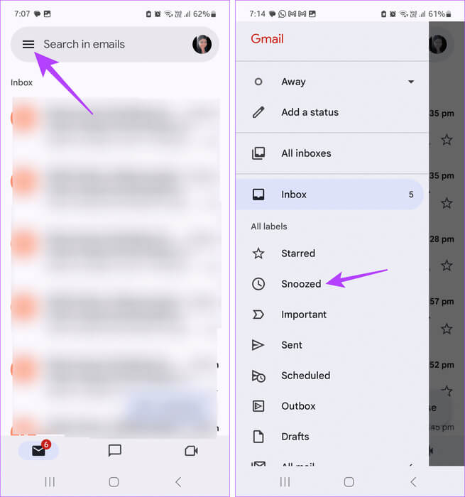 كيفية استخدام Snooze في Gmail على الهاتف المحمول وسطح المكتب - %categories