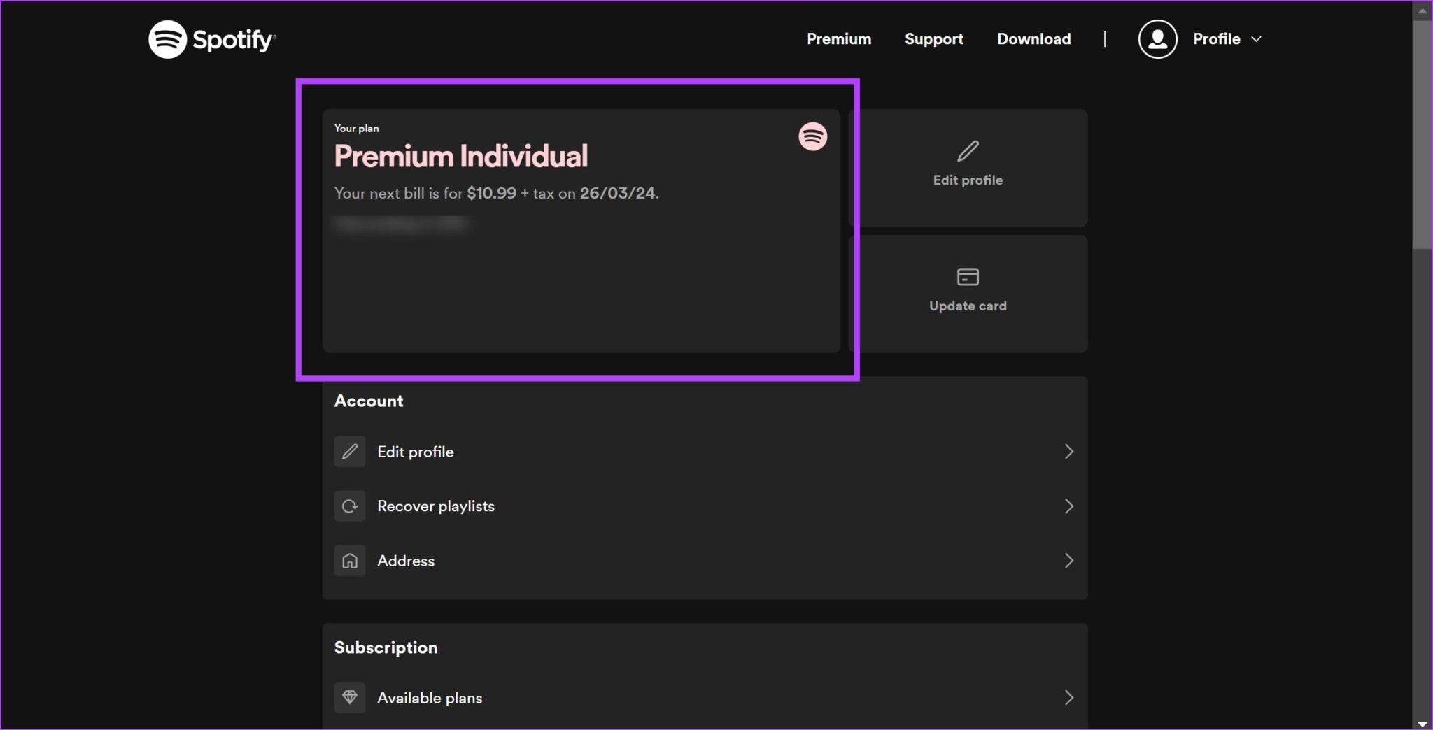 Select-Account-4 كيفية شراء الكتب الصوتية والاستماع إليها على Spotify