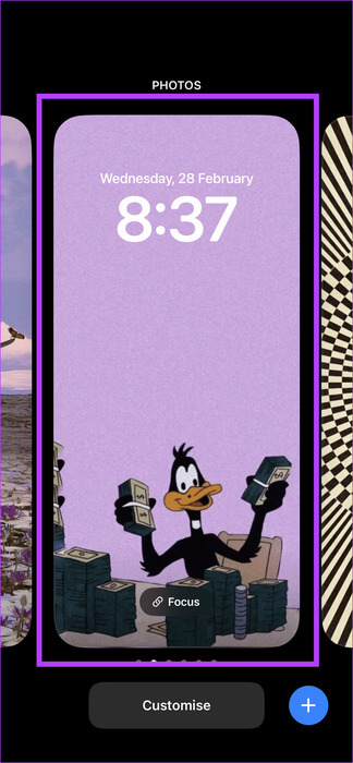 Select-the-new-lock-screen كيفية إزالة الأدوات من شاشة قفل iPhone