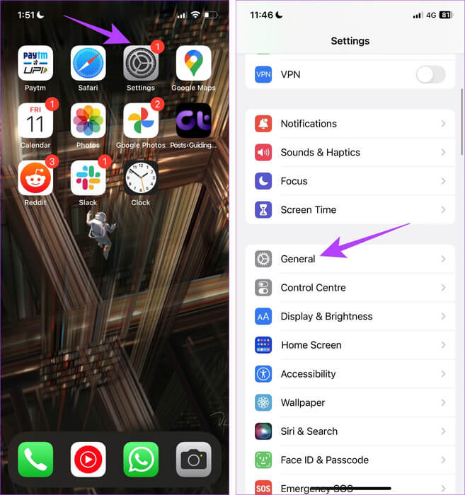 Settings-and-General 5 طرق لإصلاح عدم تحديث iOS تلقائيًا بين عشية وضحاها