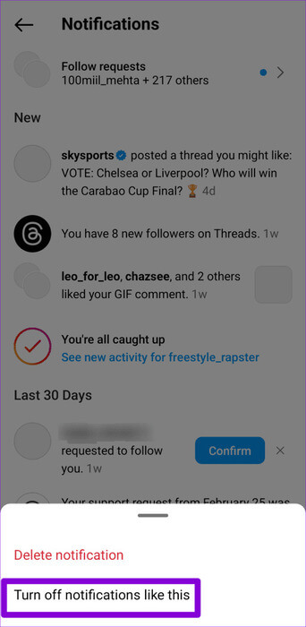 Stop-Threads-Notifications-on-Instagram-App-for-Android-500x1024-1 كيفية إيقاف منشورات وإشعارات Threads من الظهور على Instagram
