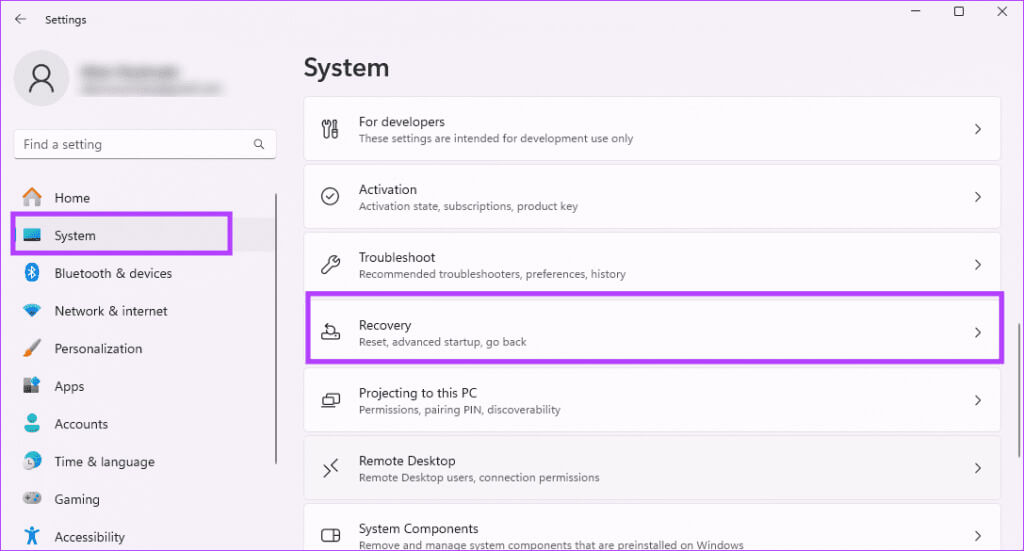 System-and-recovery-1024x551-1 أفضل 5 إصلاحات لشاشة الموت الخضراء على Windows 11