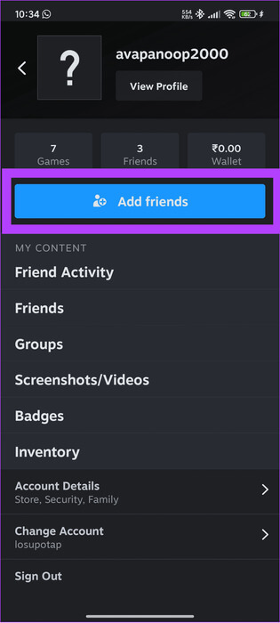 Tap-Add-Friends كيفية إضافة أصدقاء على Steam دون الدفع