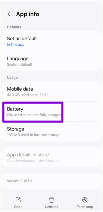Tidal-Battery-Usage-on-Android-500x1024-1 أفضل 7 طرق لإصلاح مشكلة عدم عمل Tidal على Android وiPhone