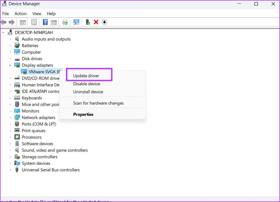 Update-the-Drivers-1 أفضل 6 إصلاحات لعدم عمل Lightshot على Windows 11