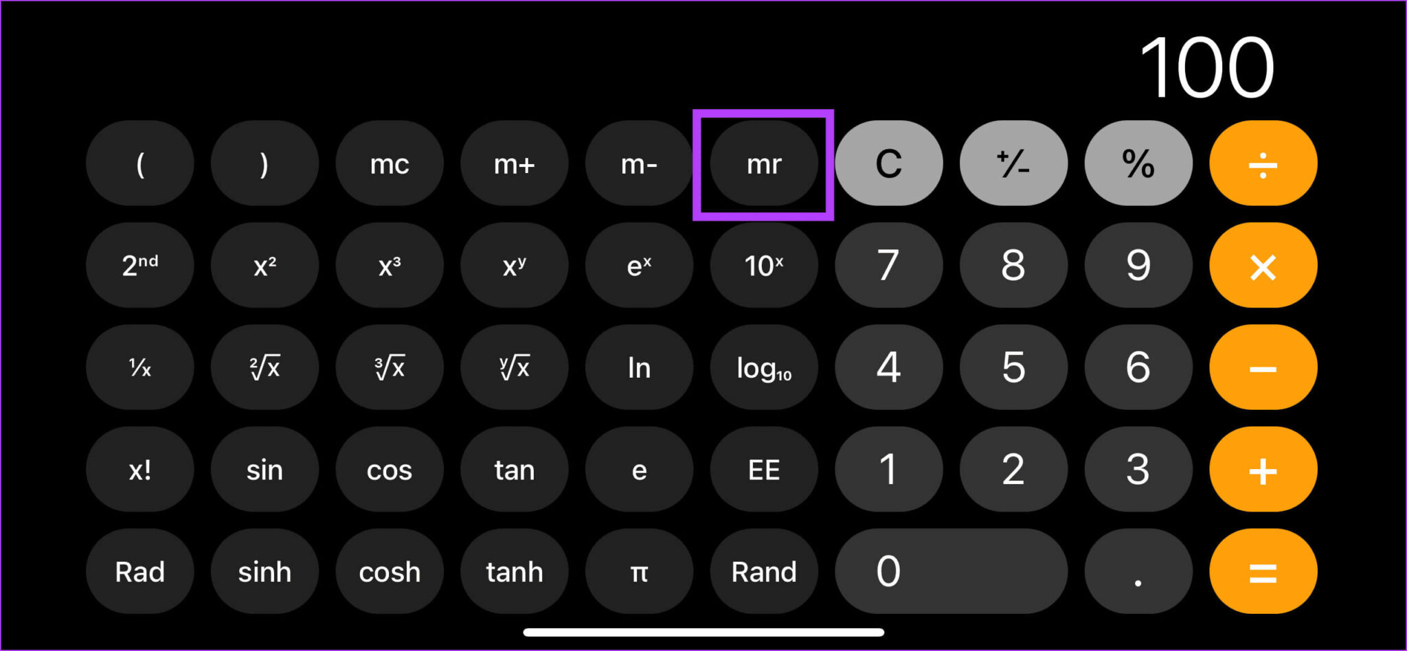Use-calculator-memory 5 طرق لرؤية سجل الآلة الحاسبة على iPhone