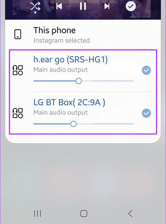 Use-two-audio-devices-e1709729196754 ما هو صوت التطبيق المنفصل من Samsung وكيفية استخدامه