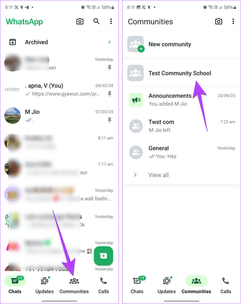 WhatsApp-Community-tab-813x1024-1 كيفية حذف أو إلغاء تنشيط أو الخروج من مجتمع WhatsApp