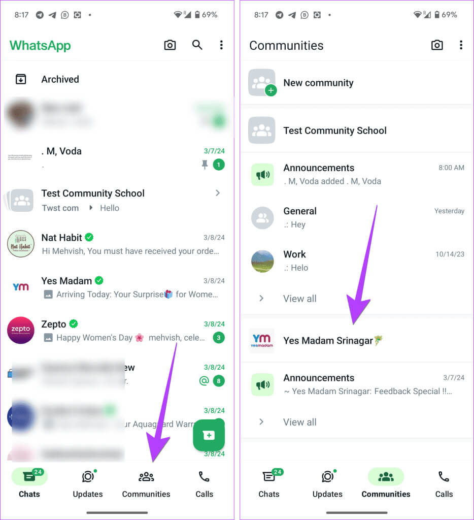 WhatsApp-community-open-934x1024-1 كيفية حذف أو إلغاء تنشيط أو الخروج من مجتمع WhatsApp