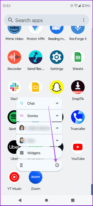 app-info-snapchat-android-463x1024-1 كيفية تغيير صوت الإشعارات في Snapchat
