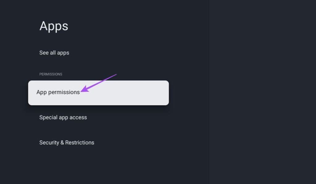 app-permissions-google-tv-settings-1024x598-1 أفضل 6 إصلاحات لعدم عمل Google Assistant على Google TV