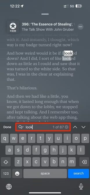 apple-ios-17-4-podcasts-app-now-playing-bar-episode-search-transcript iOS 17.4: كيفية استخدام جميع ميزات iPhone الجديدة