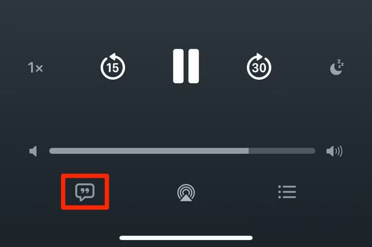 apple-ios-17-4-podcasts-app-now-playing-bar-view-transcript-button-highlighted iOS 17.4: كيفية استخدام جميع ميزات iPhone الجديدة