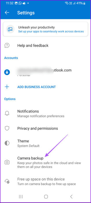 camera-backup-settings-onedrive-android-461x1024-1 كيفية حذف الصور من OneDrive