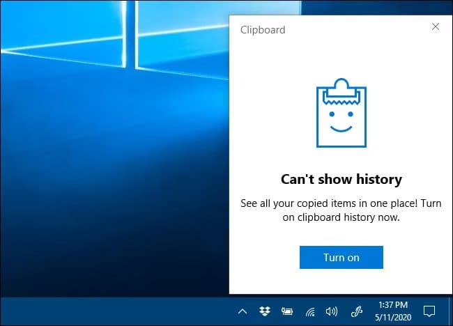 كيفية مسح سجل محفوظات الحافظة على Windows 10 - %categories
