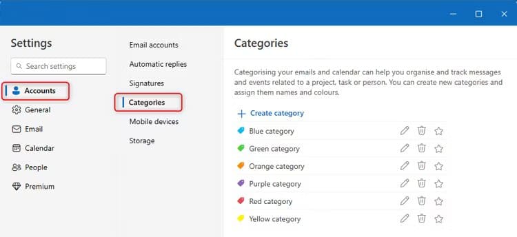 categories Outlook الجديد لنظام التشغيل Windows: كل ما تحتاج إلى معرفته