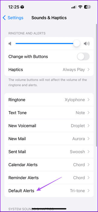 change-default-alert-tone-iphone-475x1024-1 كيفية تغيير صوت الإشعارات في Snapchat
