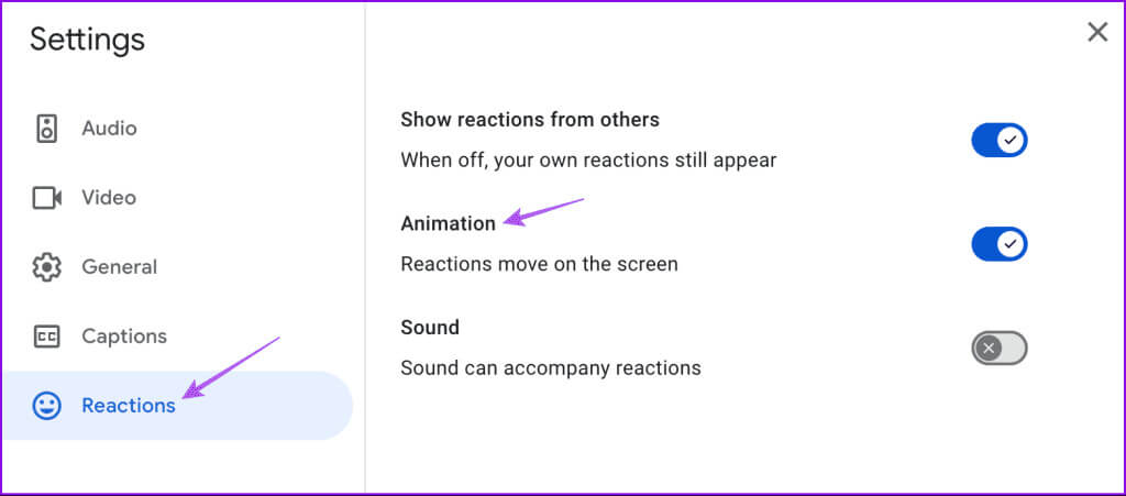 change-reaction-settings-companion-mode-1024x451-1 كيفية استخدام Companion Mode في Google Meet