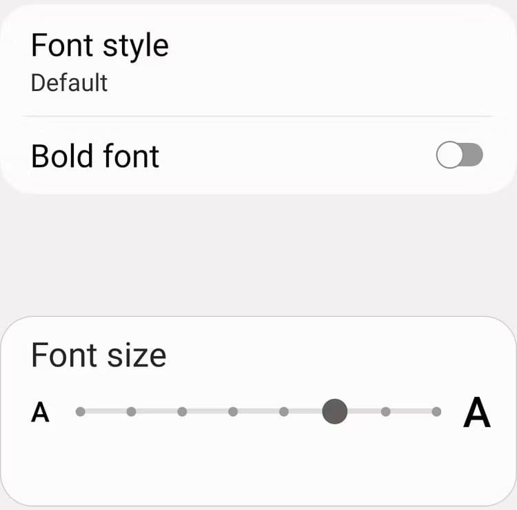 chanigng-system-font-size-on-samsung 6 نصائح لتسهيل استخدام هاتف Android