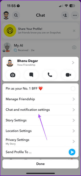 chat-and-notification-settings-snapchat-475x1024-1 كيفية تغيير صوت الإشعارات في Snapchat