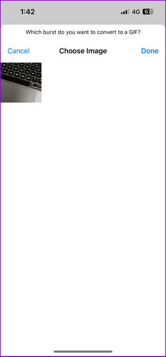 choose-burst-photos-for-converting-to-GIF-iphone-475x1024-1 أفضل 5 إعدادات للكاميرا لالتقاط صور بأفضل جودة من iPhone 13
