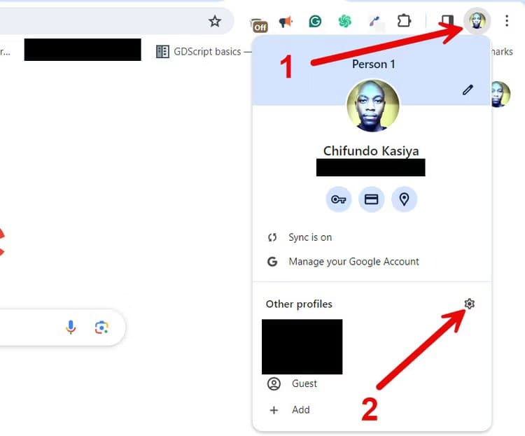 chrome-manage-profiles Google Chrome لا يحفظ كلمة المرور؟ وإليك كيفية اصلاحه