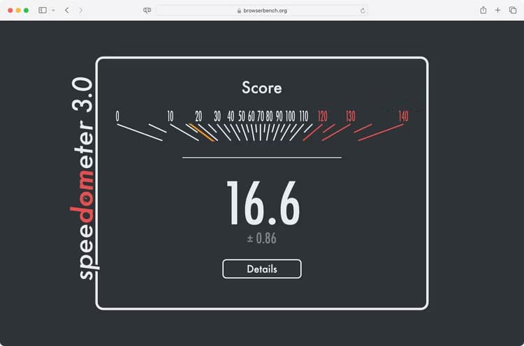 يمكن لـ Speedometer 3.0 اختبار الأداء الحقيقي لمتصفحك - %categories