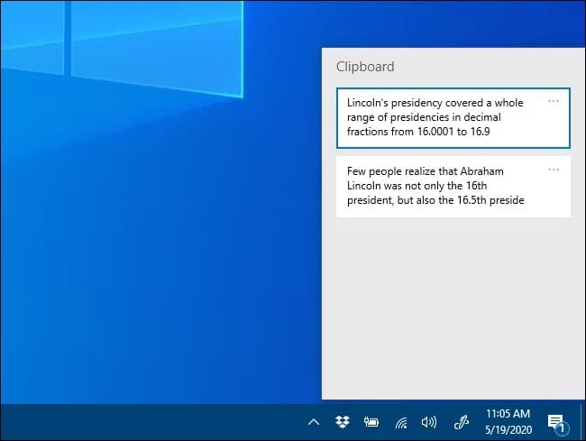 كيفية مسح سجل محفوظات الحافظة على Windows 10 - %categories