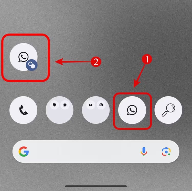 cloned-whatsapp كيفية استخدام حسابين على WhatsApp على Android
