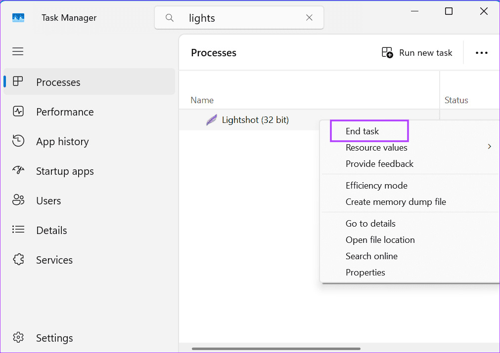 close-lightshot أفضل 6 إصلاحات لعدم عمل Lightshot على Windows 11