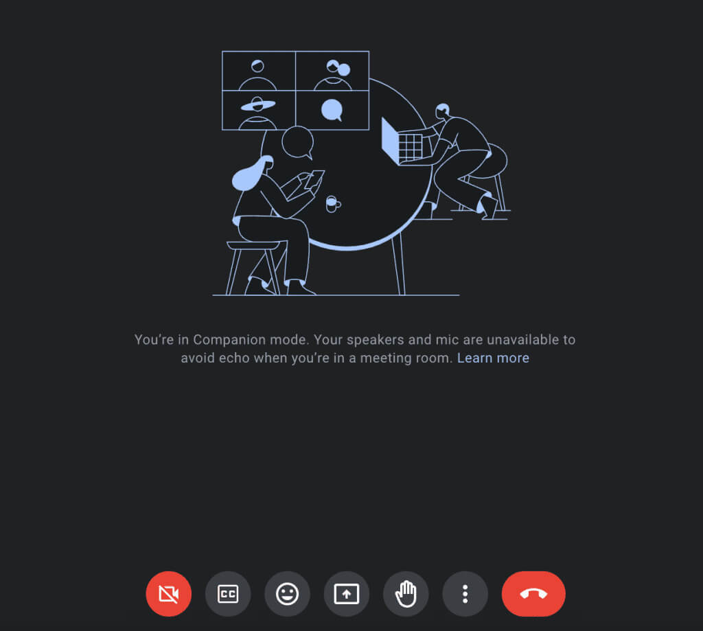 companion-mode-window-1024x919-1 كيفية استخدام Companion Mode في Google Meet
