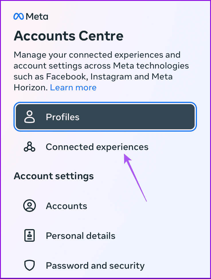 connected-experiences-instagram-desktop كيفية تسجيل الدخول إلى Facebook مع Instagram