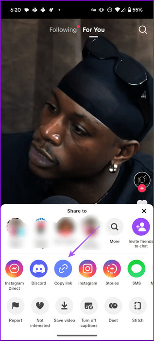 copy-video-link-tiktok-app-463x1024-1 كيفية تنزيل مقاطع فيديو TikTok بدون علامة مائية على iPhone وAndroid