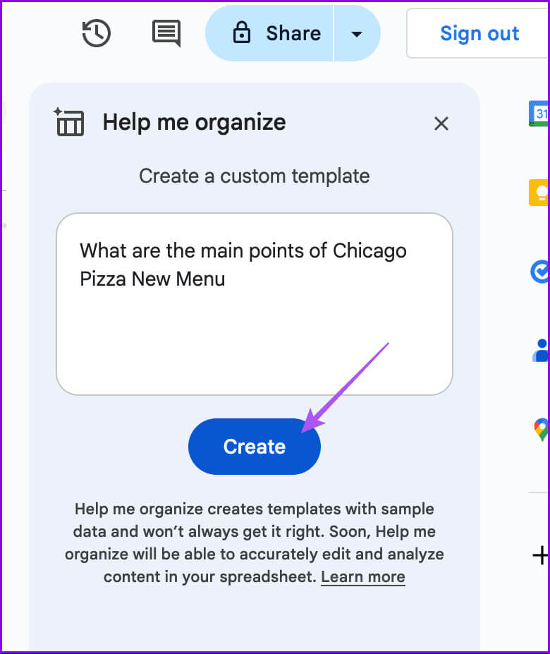 create-summary-google-drive-files-duet-ai كيفية استخدام Duet AI في Google Sheets وGmail وGoogle Drive