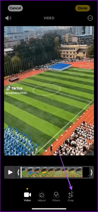 crop-tool-photos-app-iphone-475x1024-1 كيفية تنزيل مقاطع فيديو TikTok بدون علامة مائية على iPhone وAndroid