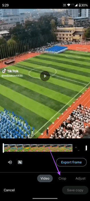 crop-video-google-photos-android-461x1024-1 كيفية تنزيل مقاطع فيديو TikTok بدون علامة مائية على iPhone وAndroid