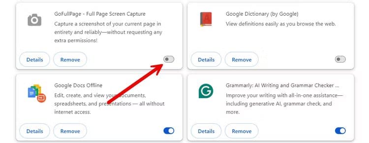 disable-extension-chrome Google Chrome لا يحفظ كلمة المرور؟ وإليك كيفية اصلاحه