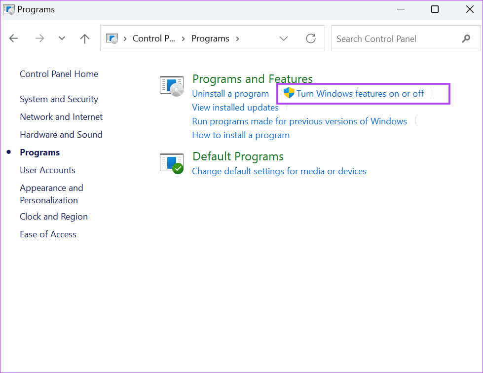 disable-hyper-v-using-control-panel-3-1 5 طرق سهلة لتعطيل Hyper-V في Windows 10 و11
