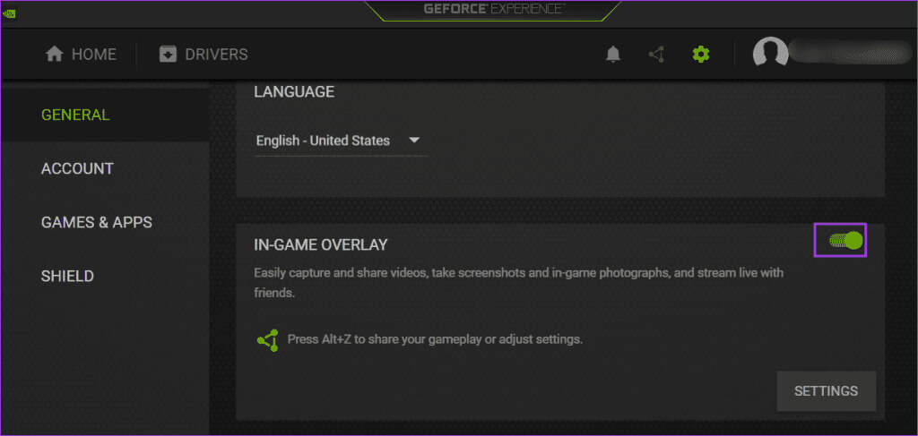 disable-in-gam-eoverlay-nvidia-1024x487-1 أفضل 7 إصلاحات لـ "Streamlabs Not Capture Game" في Windows 11