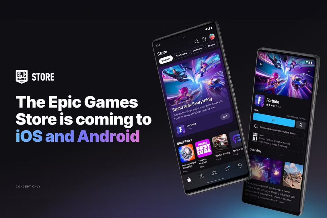 متجر Epic Games Store قادم إلى Android وiPhone - %categories