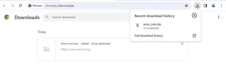 failed-virus-detected-messages-in-chrome كيفية تجاوز رسالة "فشل - تم اكتشاف فيروس" في Chrome عند تنزيل الملفات