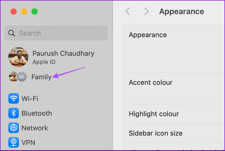 family-system-settings-mac كيفية إعداد أدوات الرقابة الأبوية على Mac